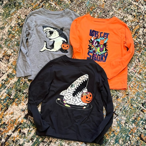 Lot of boys Halloween long sleeve t shirts - Picture 1 of 1